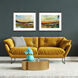 Landscapes Collection Green Framed Art