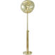 Canada 57 inch 60.00 watt Gold Floor Lamp Portable Light