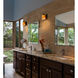 Lava LED 5.88 inch Black Vanity Light Wall Light