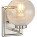 Elliott 1 Light 7.25 inch Pewter Vanity Light Wall Light in Alabaster