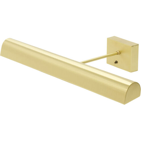 Classic Traditional 6.4 watt 24 inch Satin Brass Picture Light Wall Light, Battery Operated