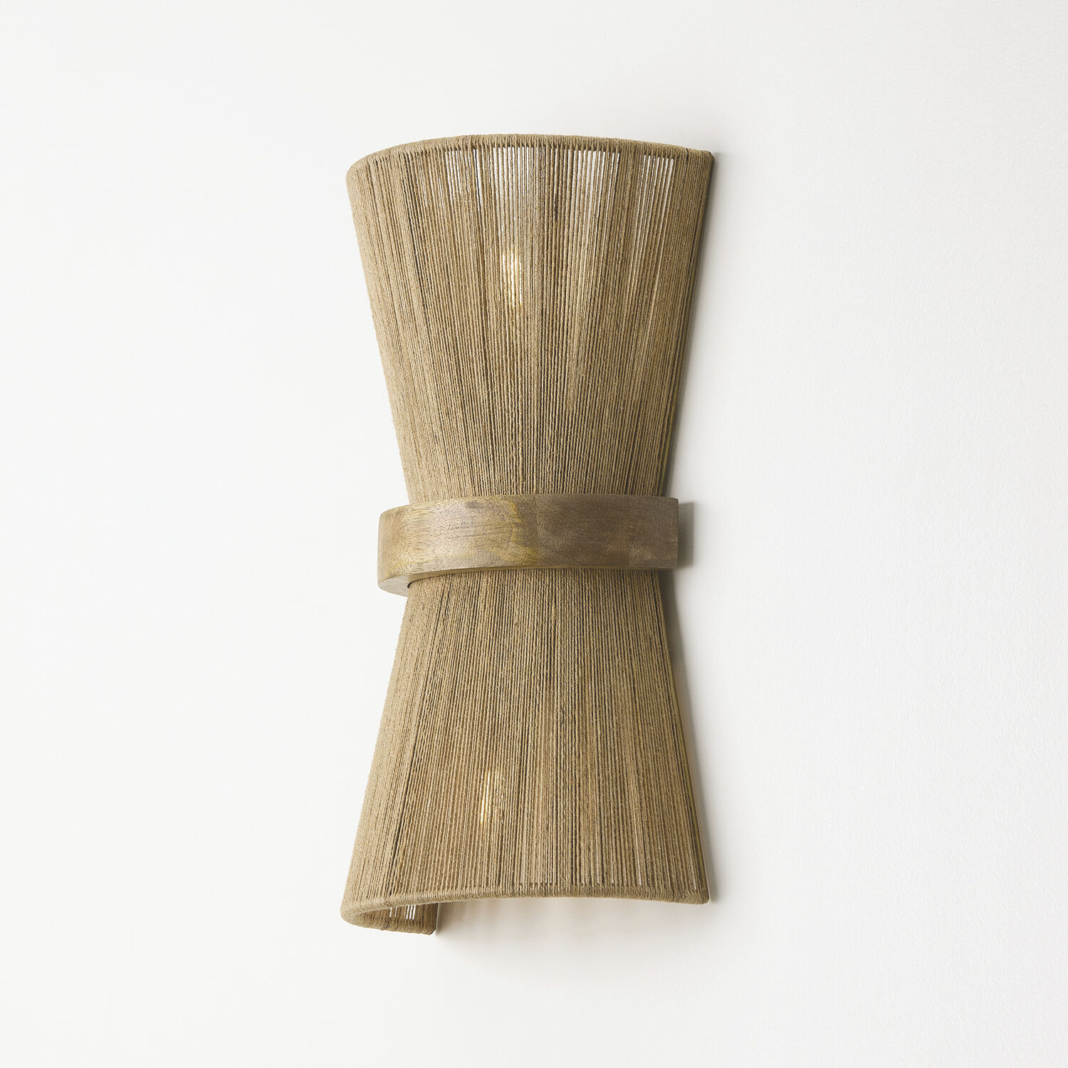 Maya 2 Light 9 inch Matte Brass Sconce Wall Light