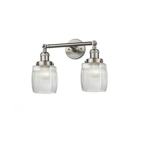 Franklin Restoration Colton LED 16 inch Brushed Satin Nickel Bath Vanity Light Wall Light, Franklin Restoration