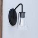Beverly LED 7.75 inch Matte Black Bathroom Light Wall Light in 1