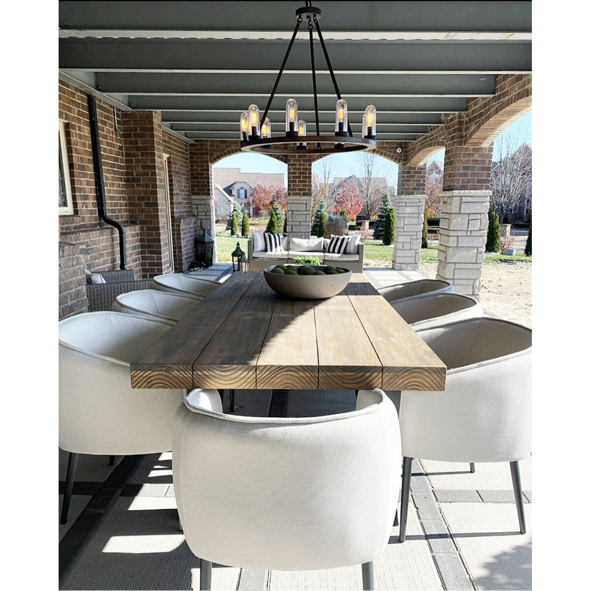 Lido 1 Light 9.25 inch Antique Pecan/Black Outdoor Wall Mount in Antique Pecan and Black