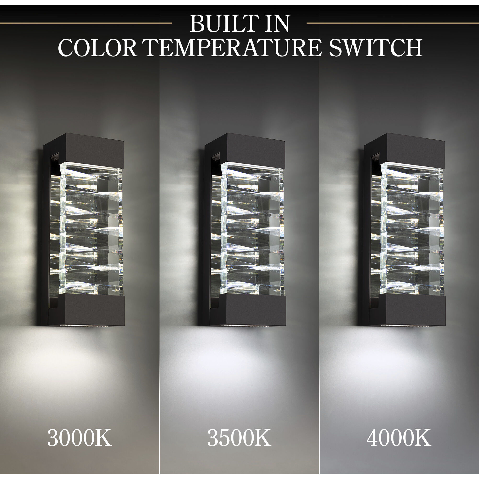 Labrynth LED 1 inch Black Outdoor Wall Light, Beyond