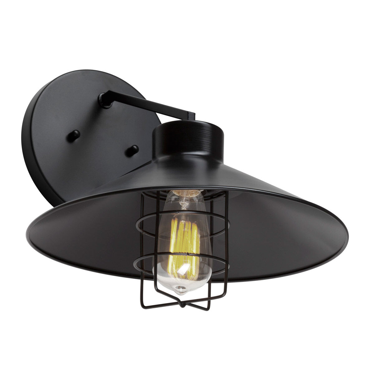 Signature 1 Light 12 inch Black Outdoor Wall Light