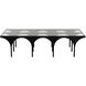 Akashi 68 X 30 inch Matte Black Coffee Table