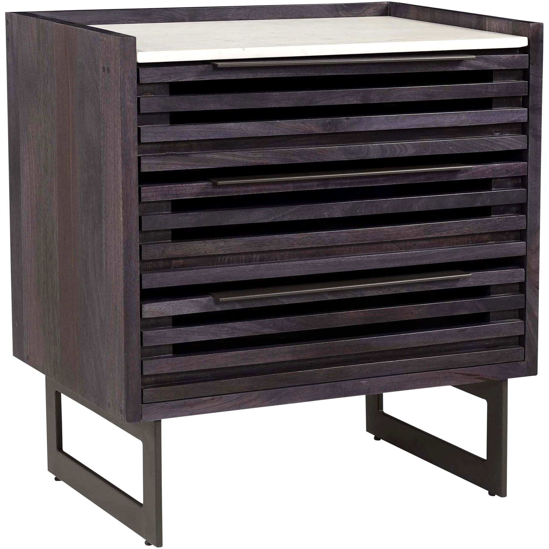 Paloma Grey Dresser, 3 Drawer Chest