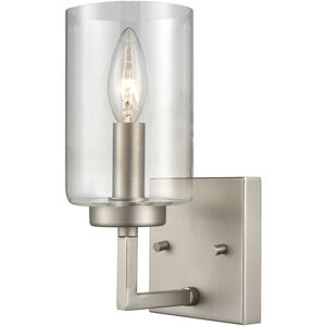 West End 6 Light 4 inch Brushed Nickel Sconce Wall Light