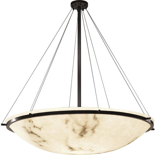 LumenAria LED 51 inch Matte Black Pendant Ceiling Light in 6000 Lm LED