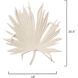 Island Leaf Off White Table Object