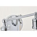 Serif 2 Light 9 inch Chrome Wall Sconce Wall Light