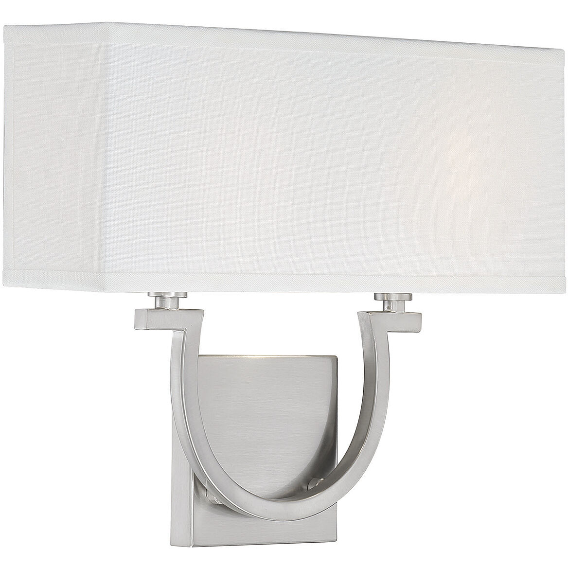 Rhodes 2 Light 14 inch Satin Nickel ADA Wall Sconce Wall Light, Essentials
