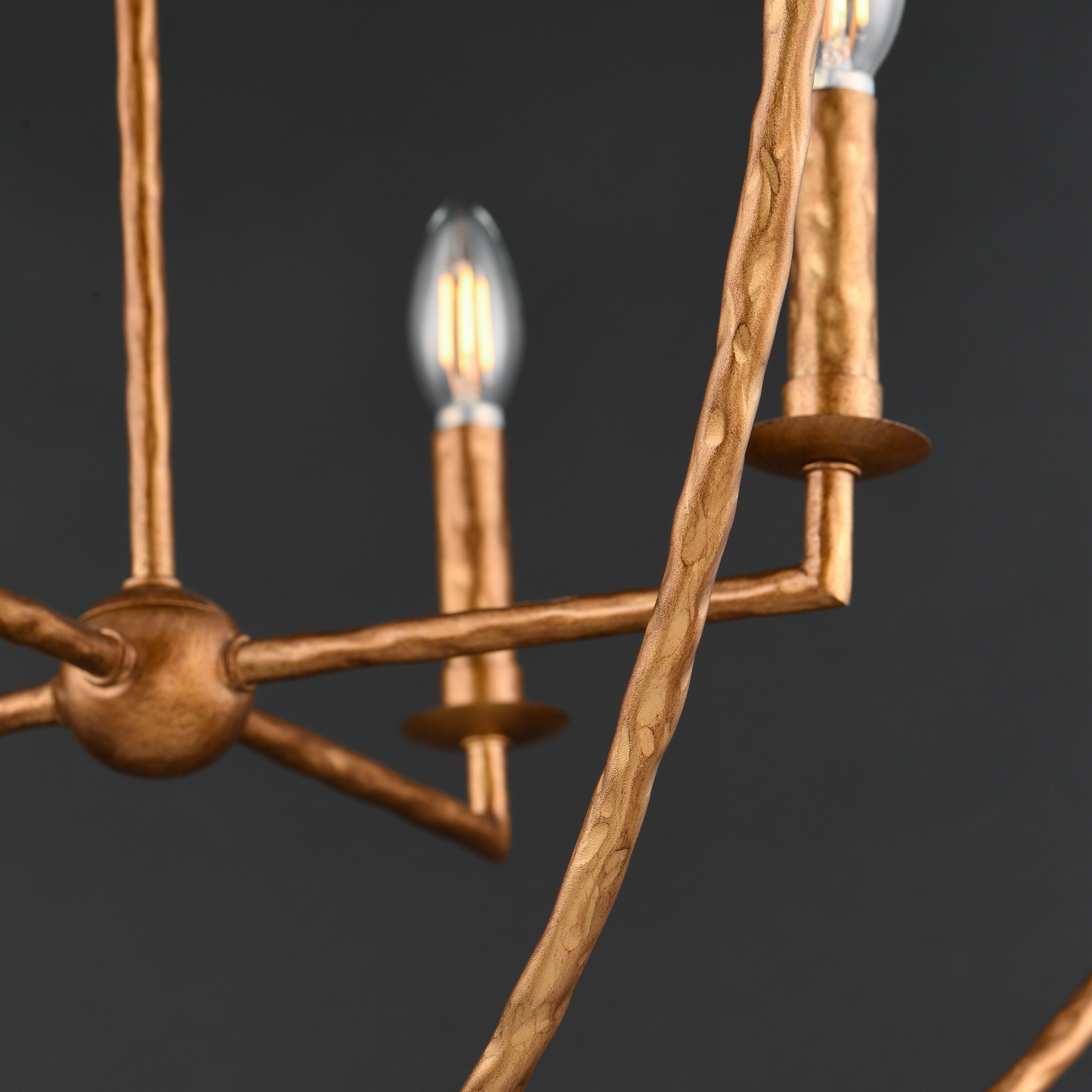 Martel 8 Light 30 inch Etruscan Gold Multi-Light Pendant Ceiling Light