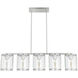 Astwood 5 Light 39 inch Brushed Nickel Linear Chandelier Ceiling Light, Large