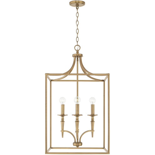 Capital Lighting Abbie 4 Light 18 inch Aged Brass Foyer Light Ceiling Light 542641AD - Open Box