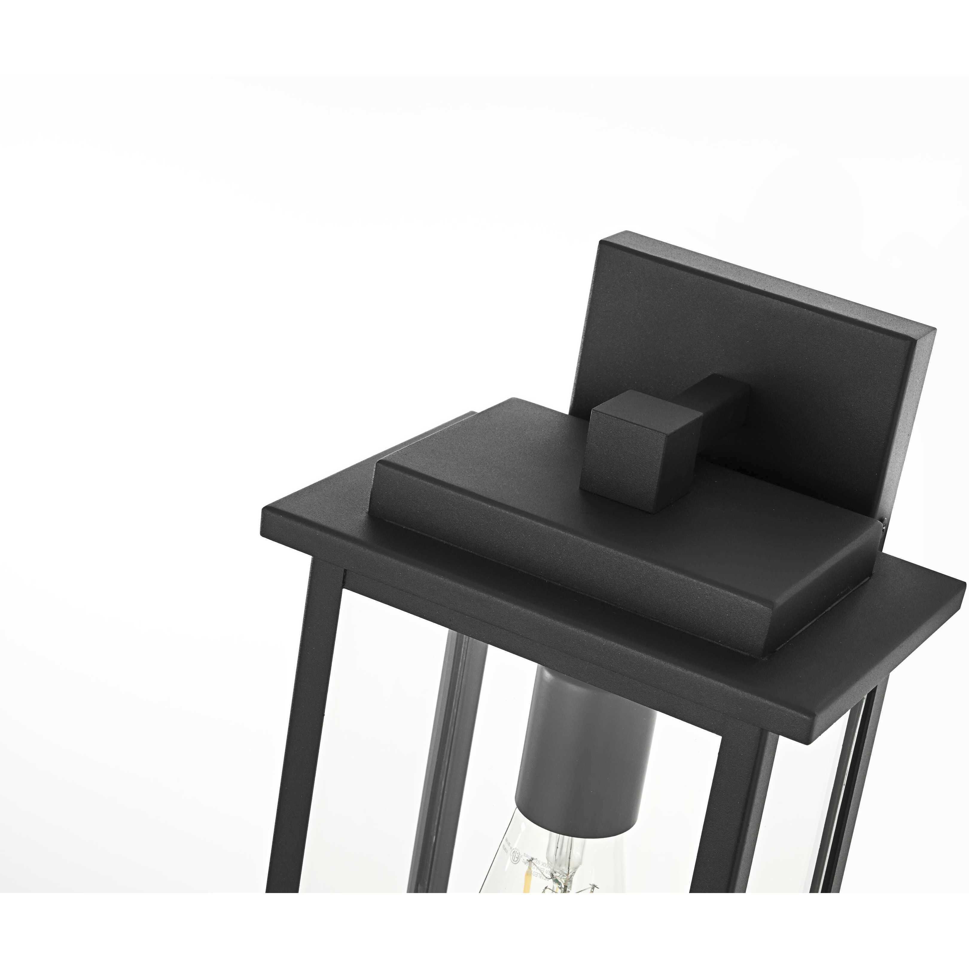 Kaysen 1 Light 15 inch Black Outdoor Wall Sconce