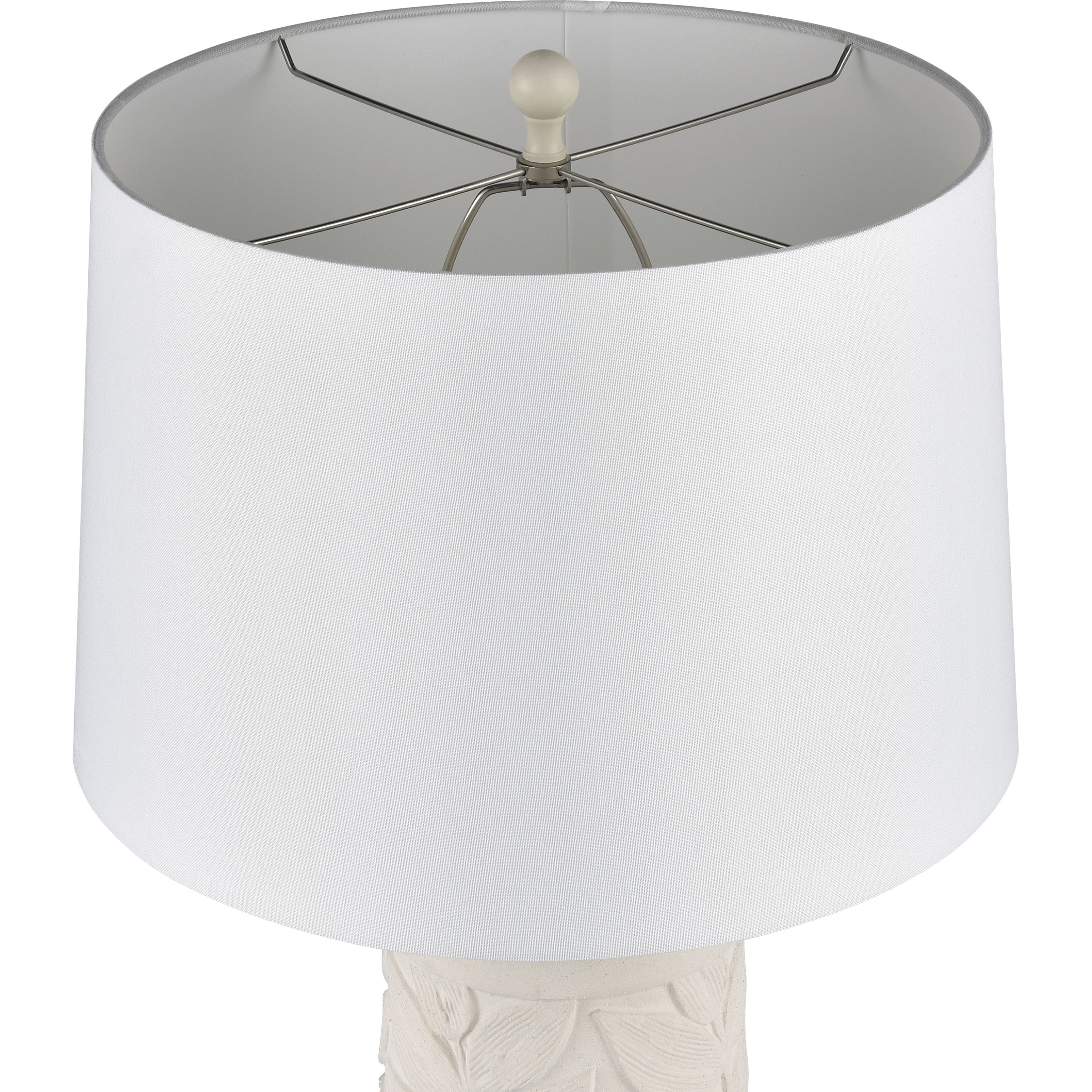 Penny 32.5 inch 150 watt White Table Lamp Portable Light