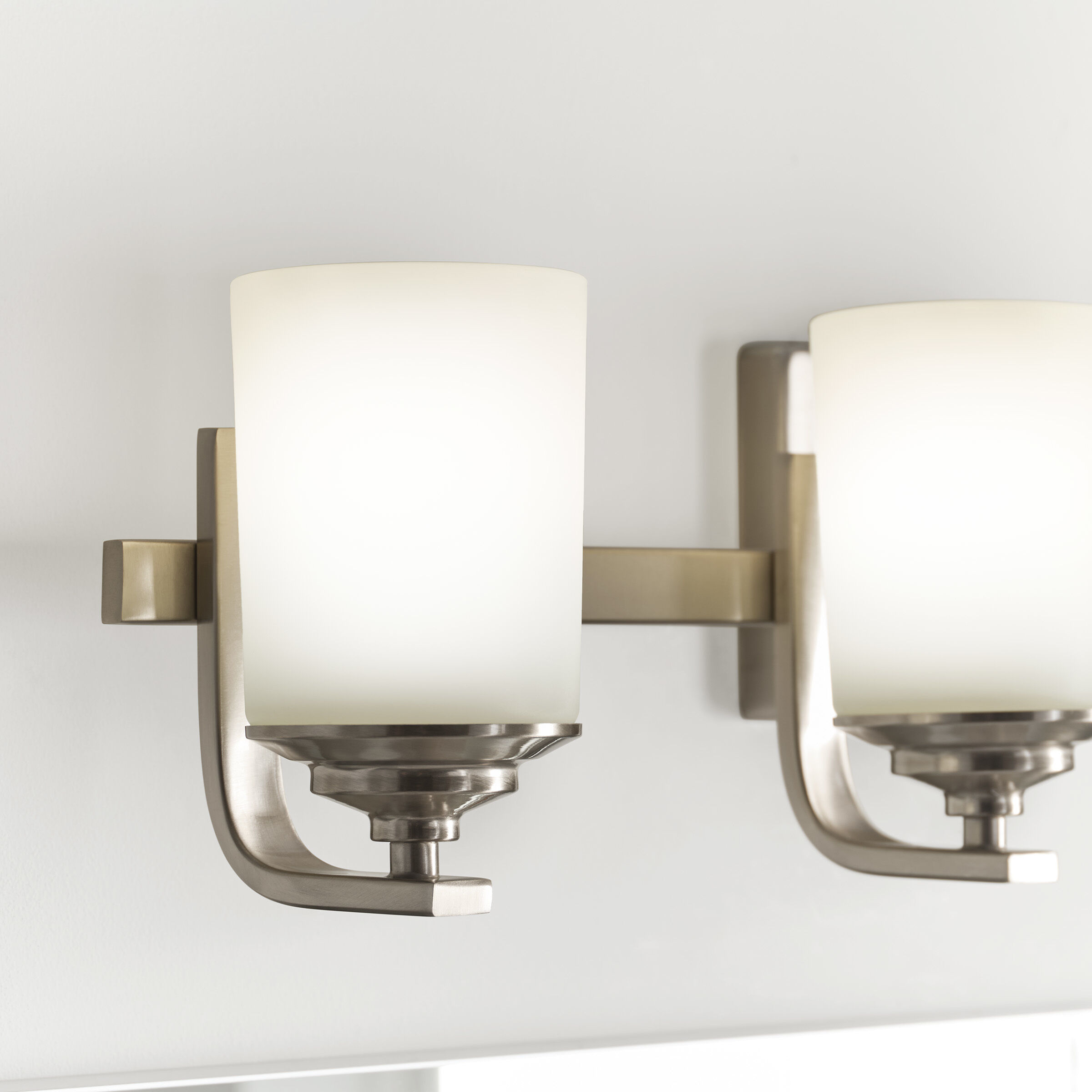 Kemal 4 Light 34 inch Brushed Nickel Wall Bath Fixture Wall Light