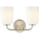Laphia 2 Light 14 inch Modern Gold Vanity Light Wall Light