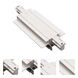 Recessed I Connecter 120 White Track Accessory Ceiling Light