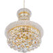 Empire 6 Light 14 inch Gold Chandelier Ceiling Light