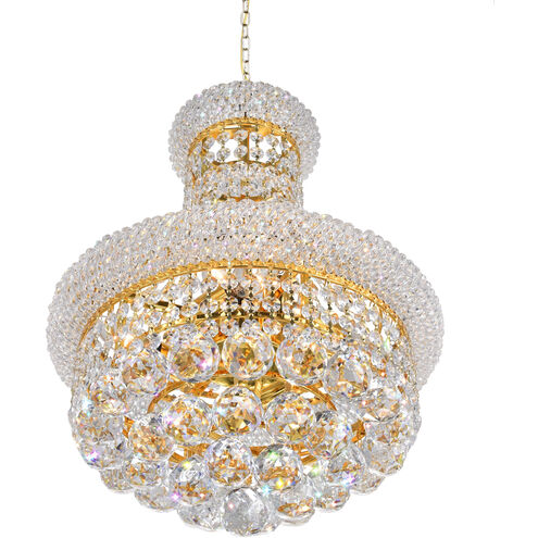 Empire 6 Light 14 inch Gold Chandelier Ceiling Light
