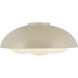 Alora Mood Robyn 3 Light 16 inch Pearl White/Opal Glass Flush Mount Ceiling Light