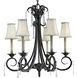 Veranda 6 Light 27 inch Espresso Chandelier Ceiling Light