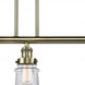Franklin Restoration Small Canton LED 38.5 inch Antique Brass Island Light Ceiling Light in Clear Glass, Franklin Restoration