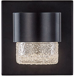 Copenhagen LED 3.5 inch Black Exterior Wall Sconce