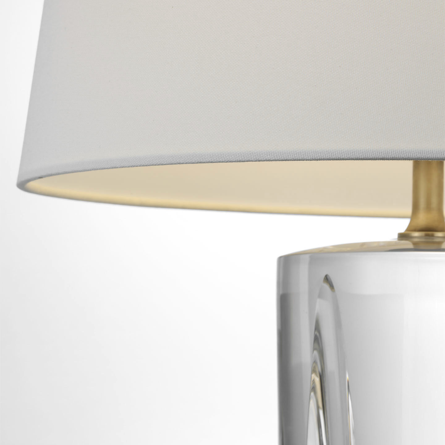 Julie Neill Figlia 27.25 inch 4.6 watt Crystal Cordless V-Cut Round Table Lamp Portable Light