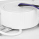 ModPLUS LED 9 inch Brushed Steel Flush Mount Ceiling Light, Round