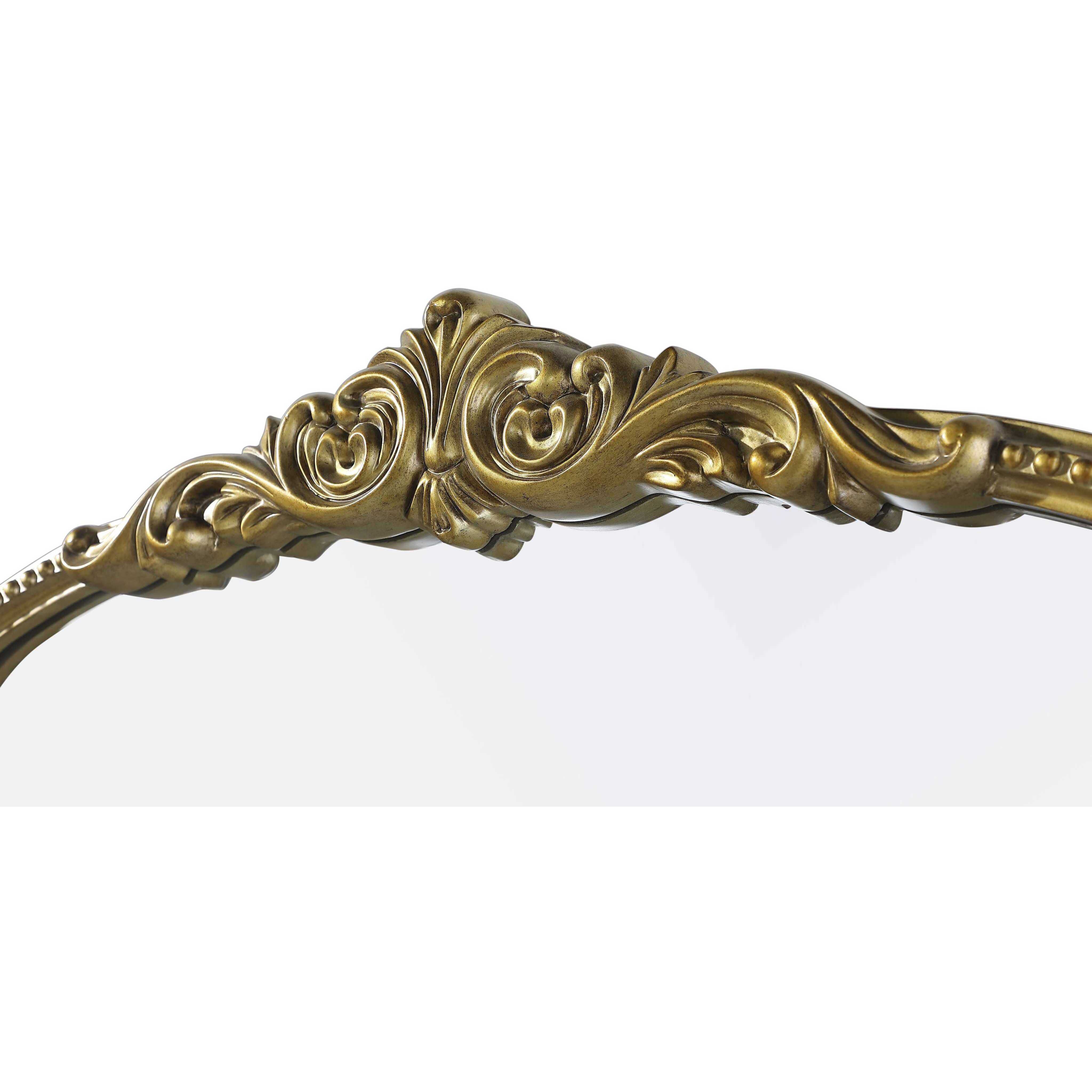 Naomi 36 X 36 inch Antique Brass Mirror