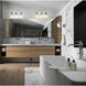 Fontaine 3 Light 24 inch Polished Nickel Vanity Wall Light