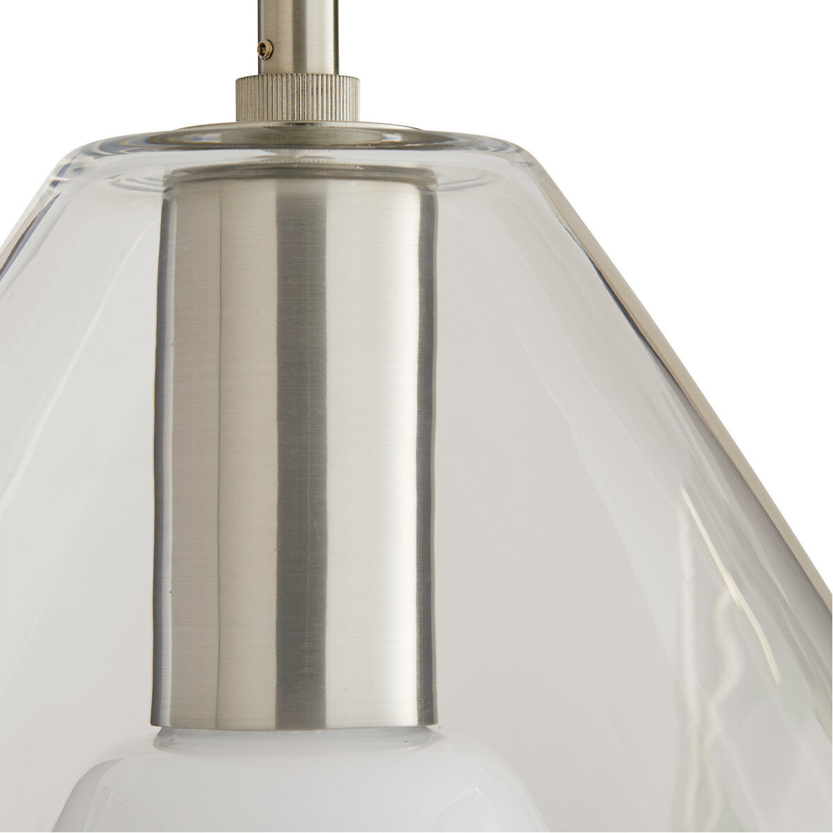 Nala 1 Light 15 inch Brushed Nickel Pendant Ceiling Light, Essential Lighting