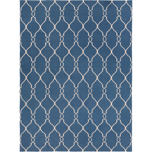 Fallon 66 X 42 inch Dark Blue, Beige Rug