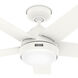 Skyflow 52 inch Matte White Outdoor Ceiling Fan