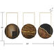 Cameron Multi - Brown and Copper Mustard Wall Art
