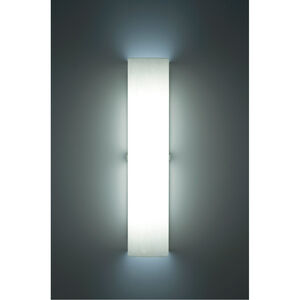 Channel 2 Light 6 inch Silver ADA Wall Sconce Wall Light in 48, Fluorescent, White