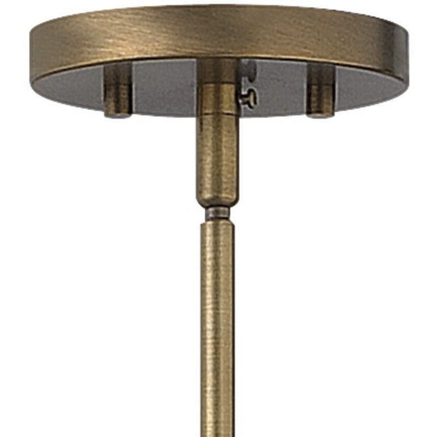 Fulton 1 Light 10 inch Bronze with Heirloom Brass Indoor Pendant Ceiling Light, Large