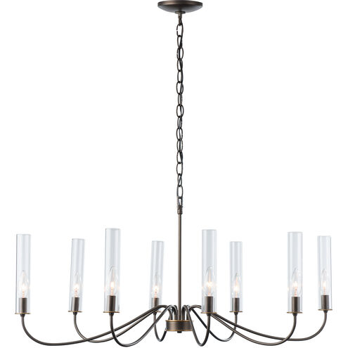 Grace 8 Light 24 inch Black/Brass Chandelier Ceiling Light
