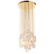Constaledo 6 Light Brass Pan Pendant Ceiling Light