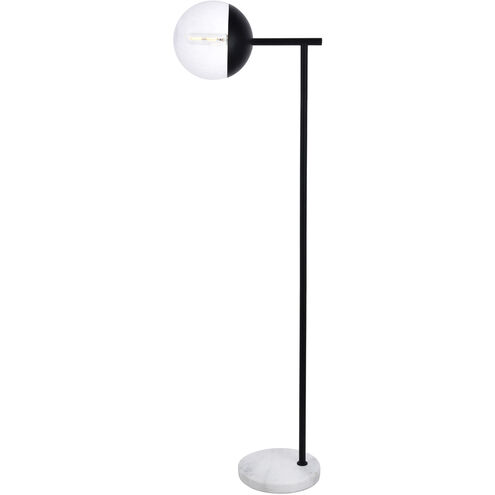 Eclipse 50.5 inch 40 watt Black Floor Lamp Portable Light