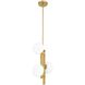 Julep LED 6 inch Brushed Gold Pendant Ceiling Light