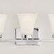 Bayfield 3 Light 20 inch Chrome Wall Bath Fixture Wall Light