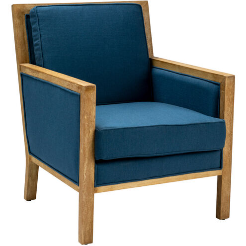 Largo Indigo and Light Oak Arm Chair