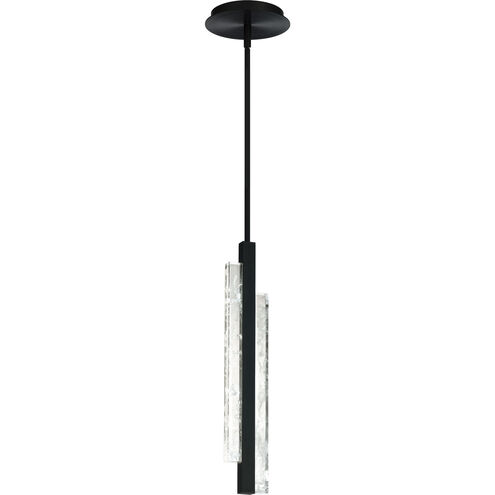 Tandem LED 15 inch Black Mini Pendant Ceiling Light