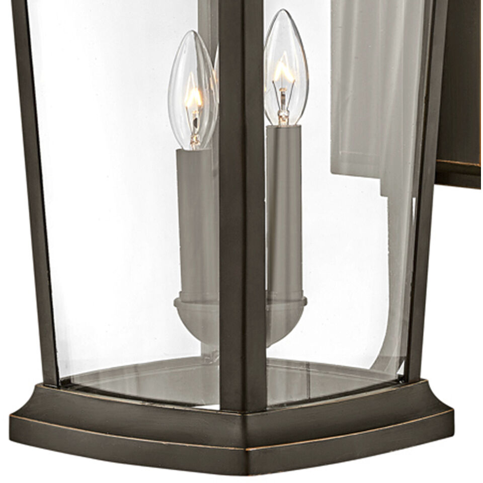 Bromley LED 30 inch Oil Rubbed Bronze Outdoor Wall Mount Lantern